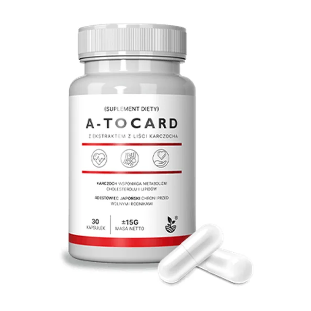 A-tocard : Kapsułki z Ekstraktem z Karczocha